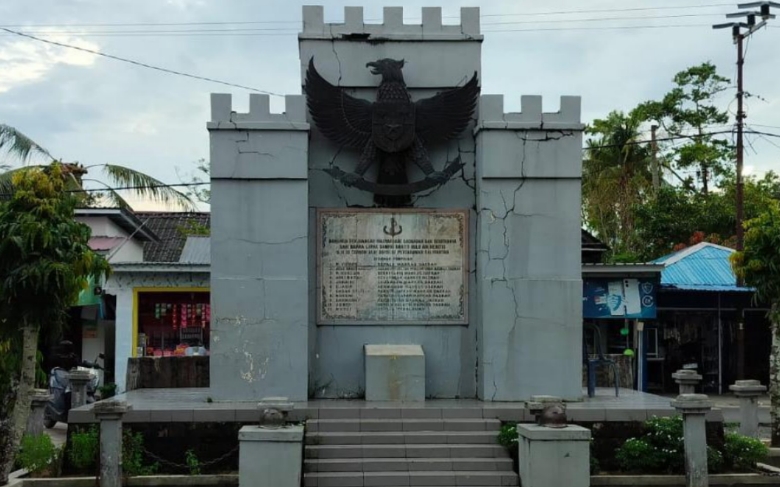 Nasib Monumen ALRI Bantuil, simbol perjuangan pahlawan Kalsel kini terancam rusak