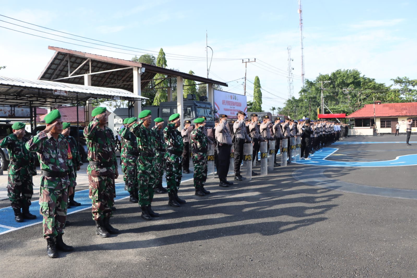 Jamin kelancaran Pilkades Serentak 2026, Polres Batola gelar apel