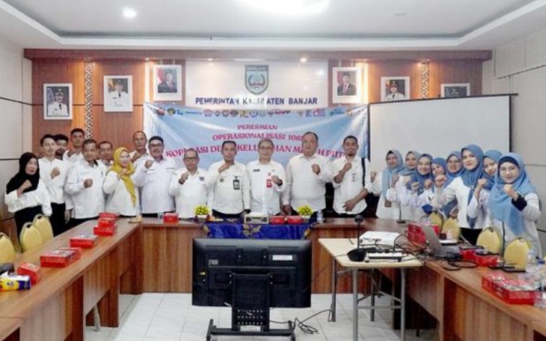 Kabupaten Banjar ikuti peresmian 1.061 Koperasi Desa Merah Putih