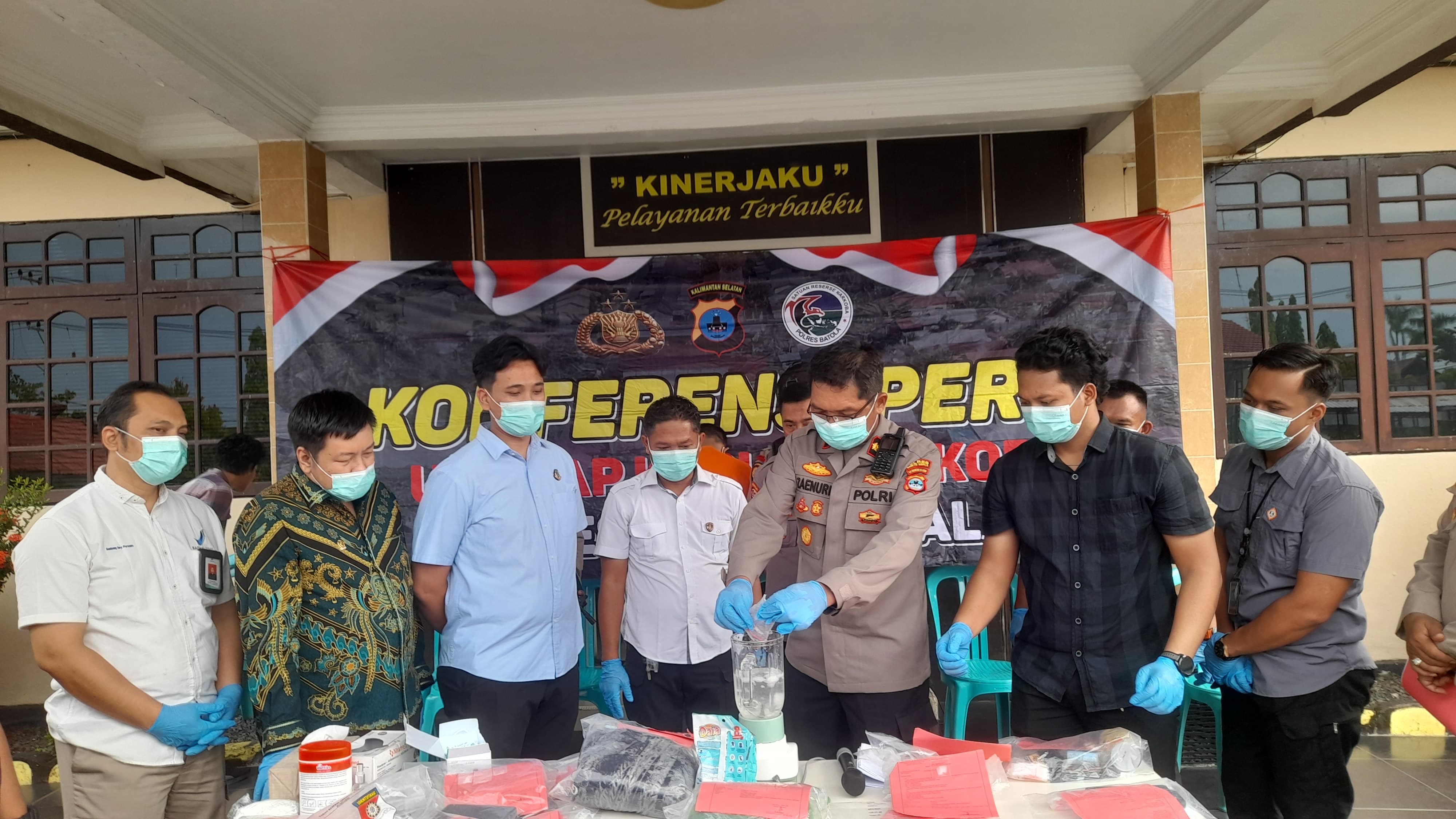 Polres Batola ungkap 12 kasus narkoba dalam operasi antik intan 2026