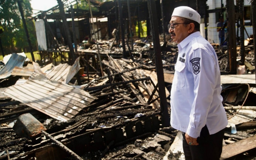Pemkab Banjar salurkan bantuan serta imbau warga waspada kebakaran