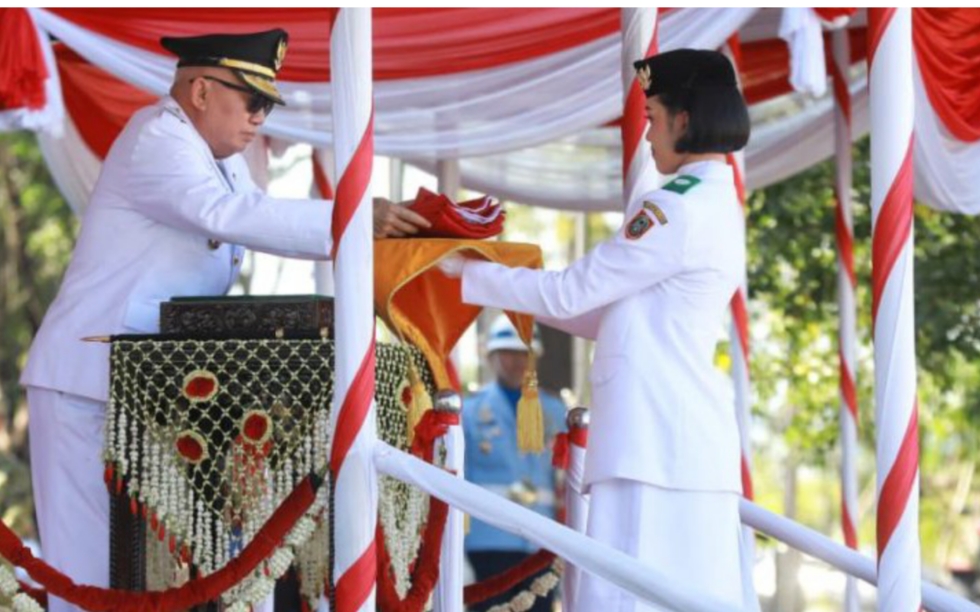 Gubernur Muhidin pimpin Upacara HUT ke-81 RI, serahkan Remisi bagi ribuan warga binaan Kalsel