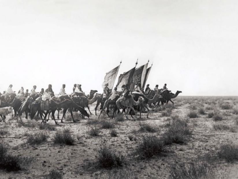 Pasukan ‘Ikhwan Man Tha’a Allah’ Raja Abdulaziz terekam kamera penjelajah Inggris tahun 1911